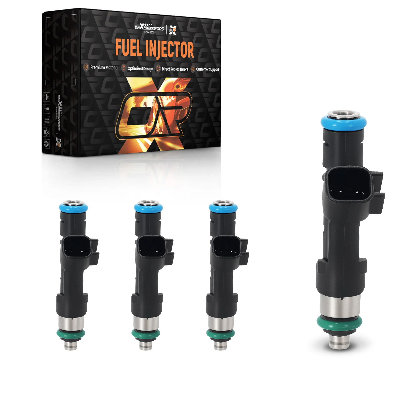 

4 Pcs Fuel Injectors Set for Ford Fusion 2.5L 2010-2020 0280158162 Replacement 9E5Z9F593A L50713250