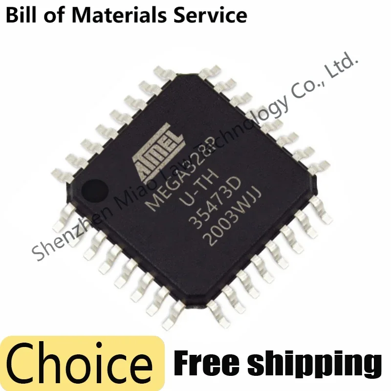 100% baru asli ATMEGA328P-AU ATMEGA328P SMD TQFP32 CIP microcontroller chip IC tersedia