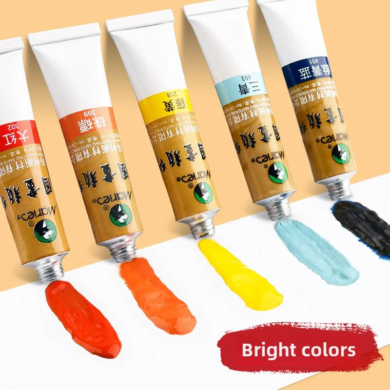 

Пигмент для традиционной китайской живописи Maries, 12 мл, одиночный пигмент для кисточки с чернилами для гародинии камбоджийской, синий эйфория, диоксид титана