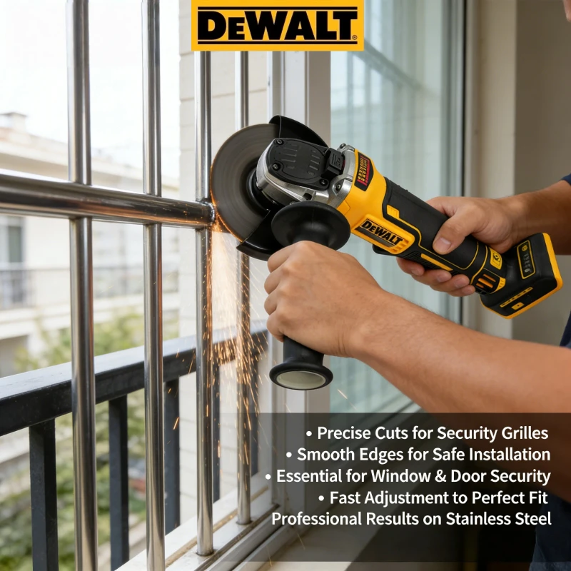 Dewalt DCG406 125MM/100MM Cordless Brushless Angle Grinder 9000RPM Cutting Machine Polishing Machine For 20V Lithium Batteries