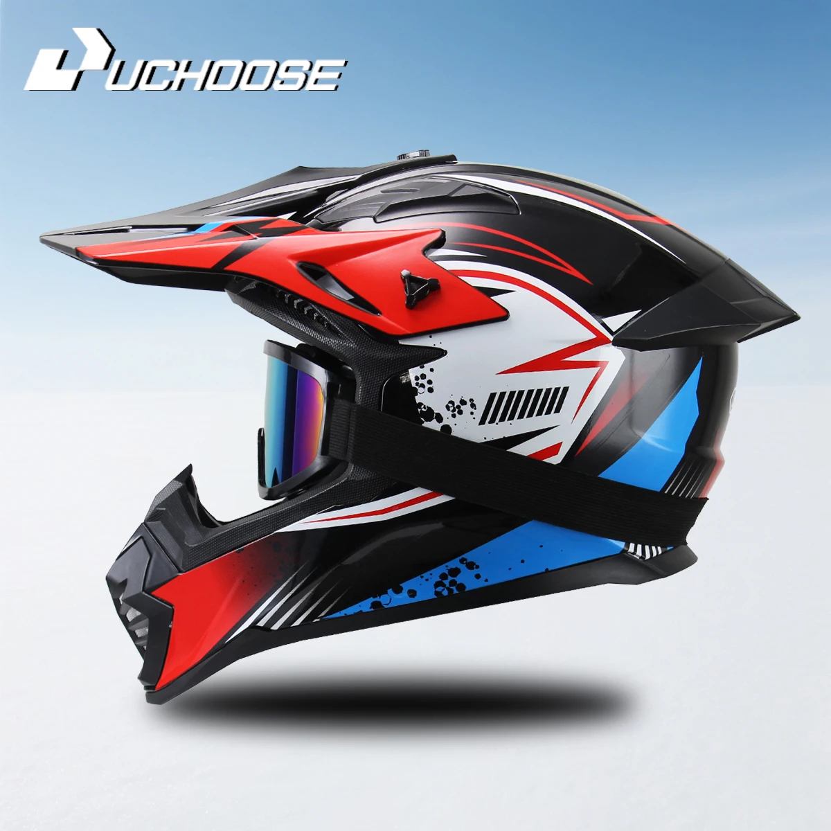 

DOT Certified Adult Women's Helmets for Motocross, Cross, Downhill, Off-Road Racing, Classic Motorcycle Riding Free Glasses