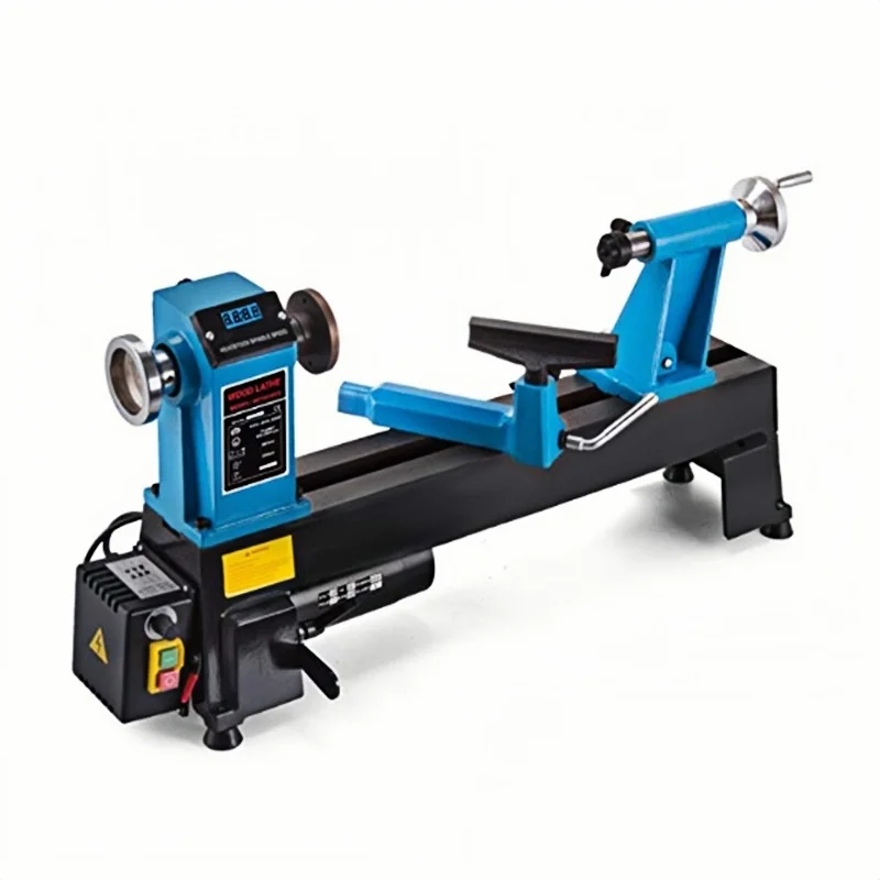 

12-дюймовый 220 В DIY мини-токарный станок электрический с непрерывной переменной передачей деревообрабатывающий токарный станок с цифровым дисплеем переменная скорость