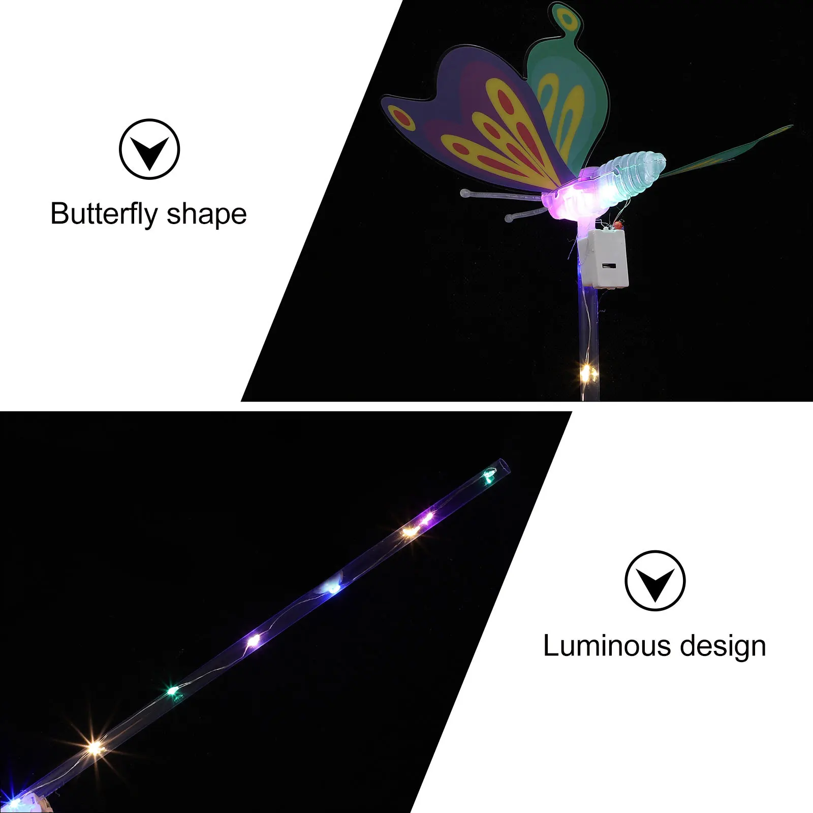 5 قطعة العصي الجنية مضيئة جو مهرجان عشوائي ديكور الجنية عصا مضيئة العصي عصا توهج #4