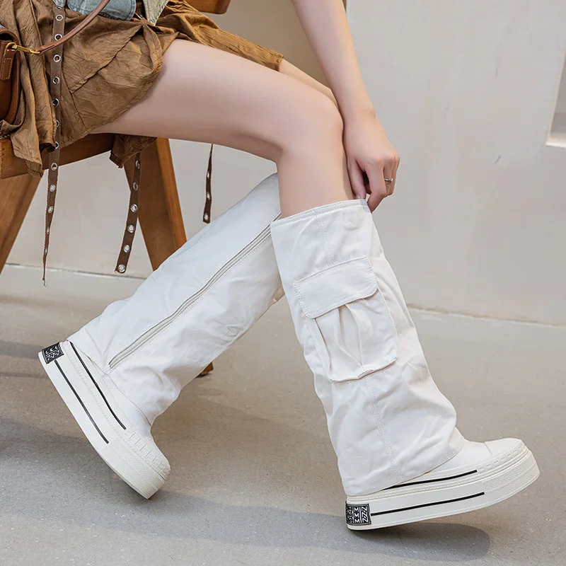 รองเท้าบูทแฟชั่นสีน้ำตาลทรงวิน - Vintage And Modern Fashion บทวิจารณ์และราคา