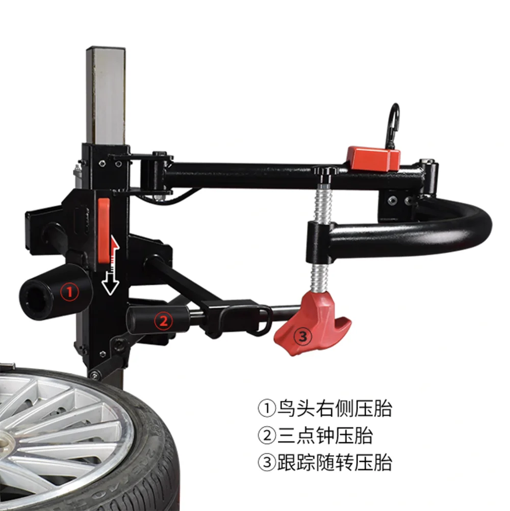 Automatic Tire Changer Machine with Tilt Back Auxiliary Arm Bird Head Y-913 for Automotive Repair Tools