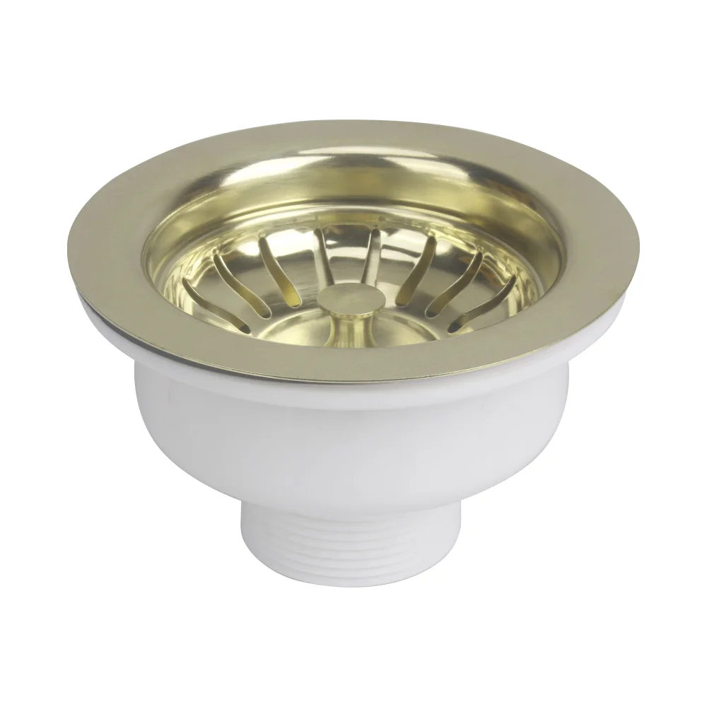 

Kitchen Accessories Gold Kitchen Sink Filter Garbage Strip Filter Basket Sink Filter Sewage Drainage Pipe