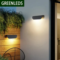 Lámpara LED de pared para interiores y exteriores, AC85-265V de 9W, estilo minimalista moderno, resistente al agua IP65, con 3 años de garantía