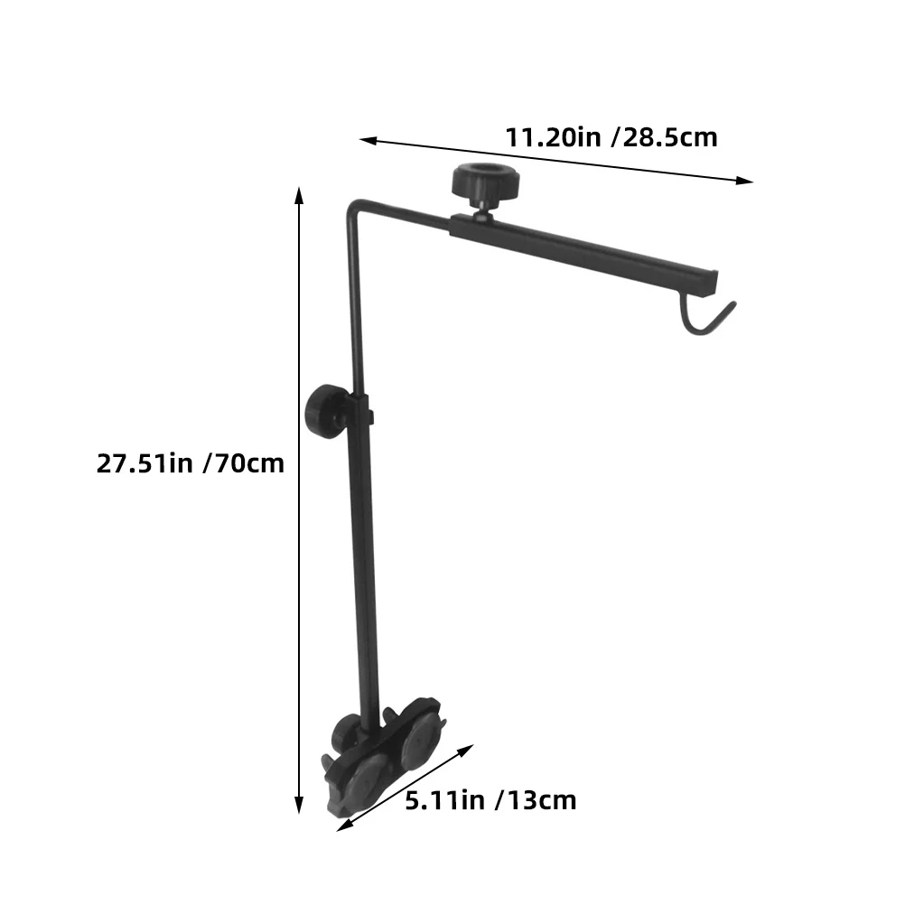 الزواحف الحرارة تجهيزات الإضاءة قوس قابل للتعديل الحديد السلاحف الفرح حامل مصباح خزان الأسماك ضوء حامل خزان حوض السمك الملحقات #5