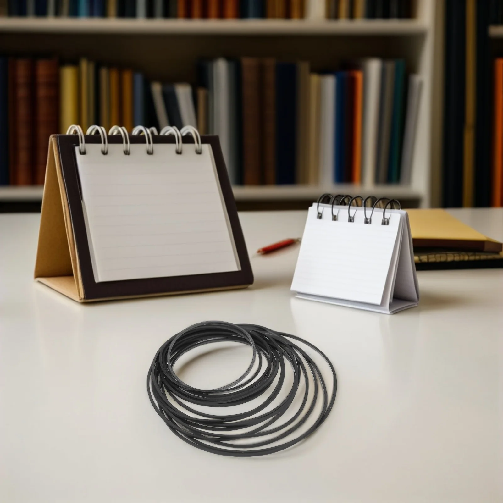 สายพานเครื่องเล่นเทปคาสเซ็ต 50 ชิ้น สายยางสำรองสำหรับเครื่องบันทึกเสียง ซ่อมเครื่องเล่นเทป สายพานแบนสี่เหลี่ยม 1 มม. ทนทานต่อการสึกหรอ