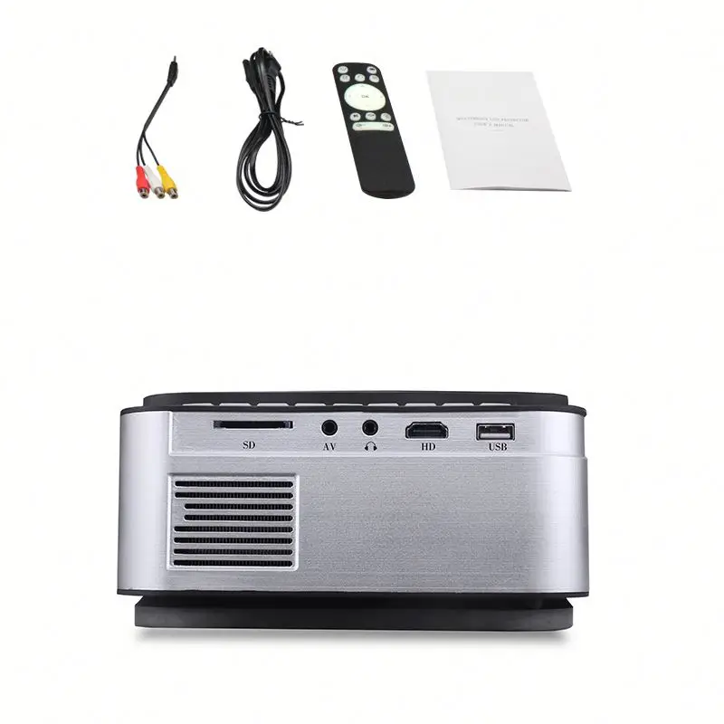 4000 Lumens 3D Projector Mini Portable Mobile Small Led Pico Proyector Home Theater Projector