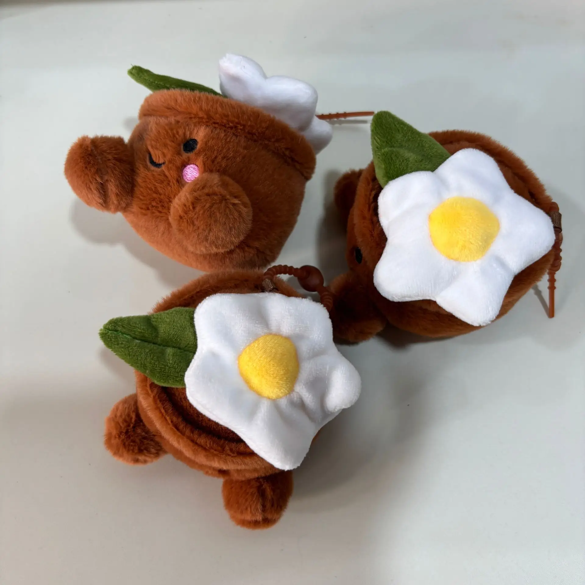 Cartoon Plüsch Puppe Spielzeug Nette Blumen Topfpflanzen Plüsch Puppe Schlüsselbund Simulation Blumen Plüsch Tasche Hängen Dekor Schlüsselbund Geschenk