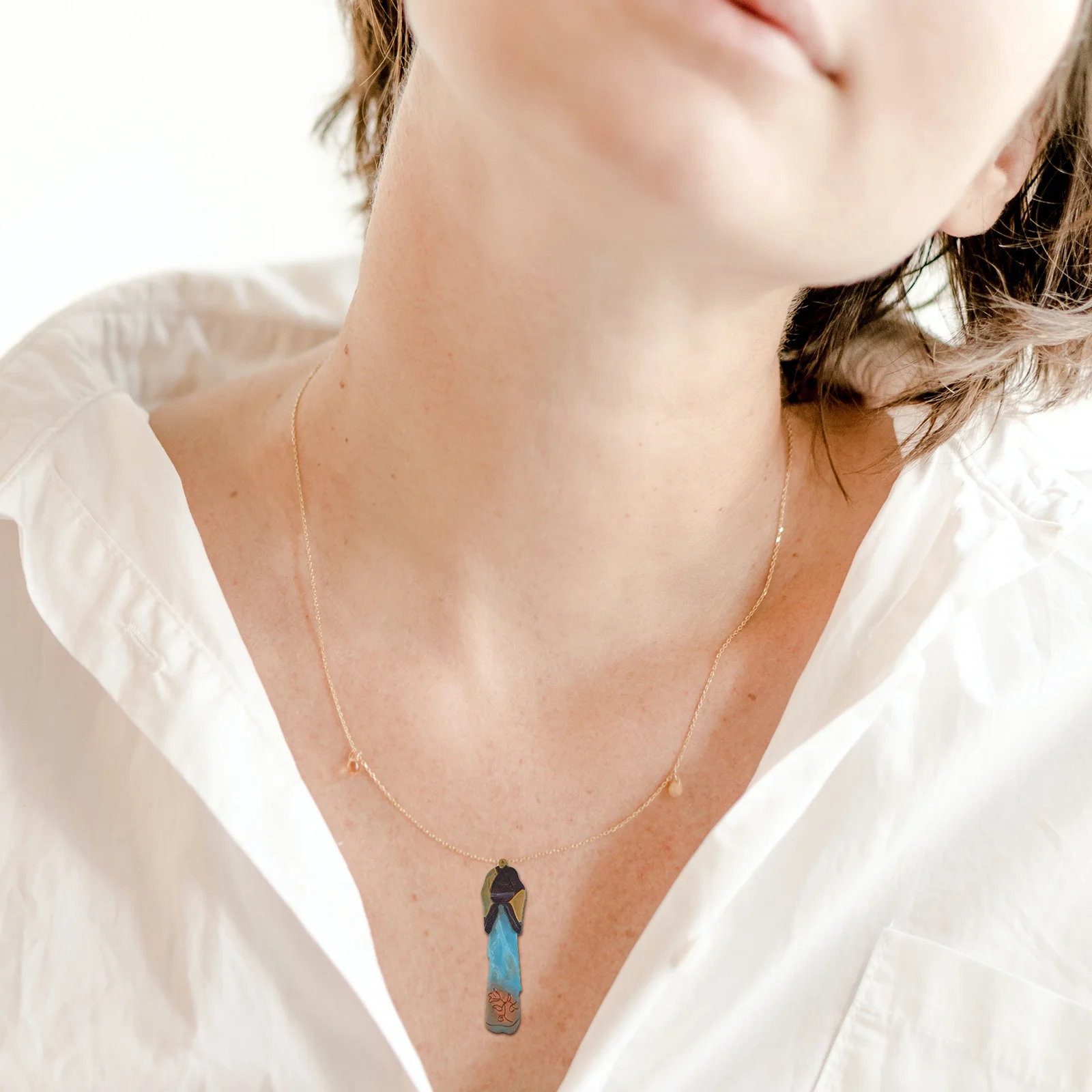 

Silicone Jewelry Pendant Mold Durable Flexible DIY Bookmark Charm Mold for Pendant Casting Epoxy Resin Crafts Silicone Molds