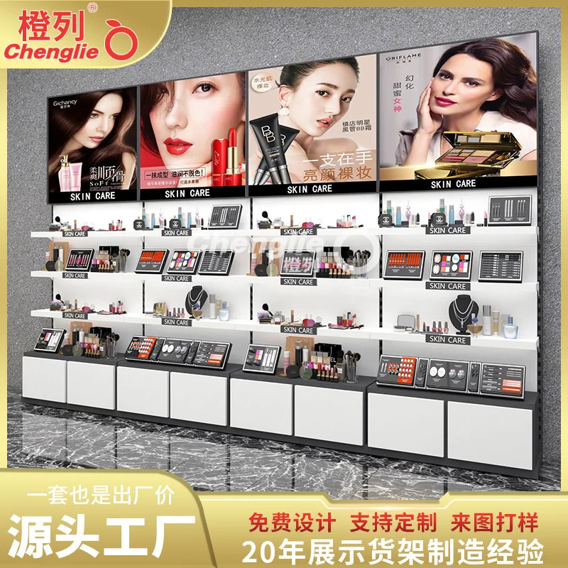 

Custom. Source Factory All-Metal Paint Multi-Layer Display Cabinet Customizable Store Life Hall Products Showcase