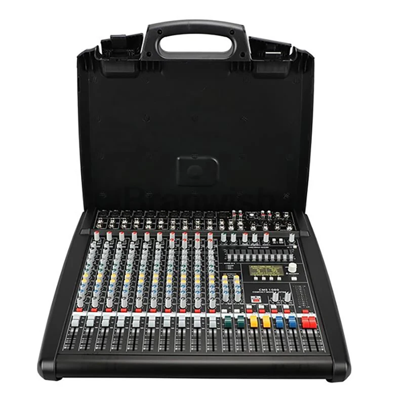 

48V Phantom Audio Mixers 99 DSP Effects Mixing Console 10 Channel Professional Compact Mixing Desk System For Stage DJ Live KTV