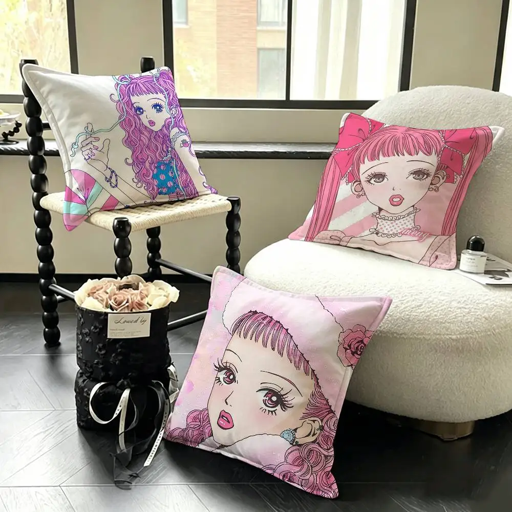 Paradise Kiss Happy Berry Various Sizes Square Pillow Case For Car Home Bedchamber Decor