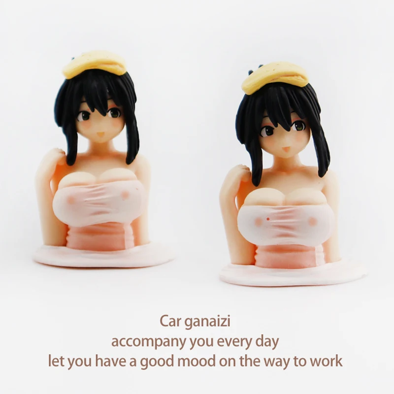 Tempting Shaking Tits Girls Car Ornaments Boutique Cartoon Car Dashboard Decoration Fashion Cute Car Accessories for Girls - Image 3