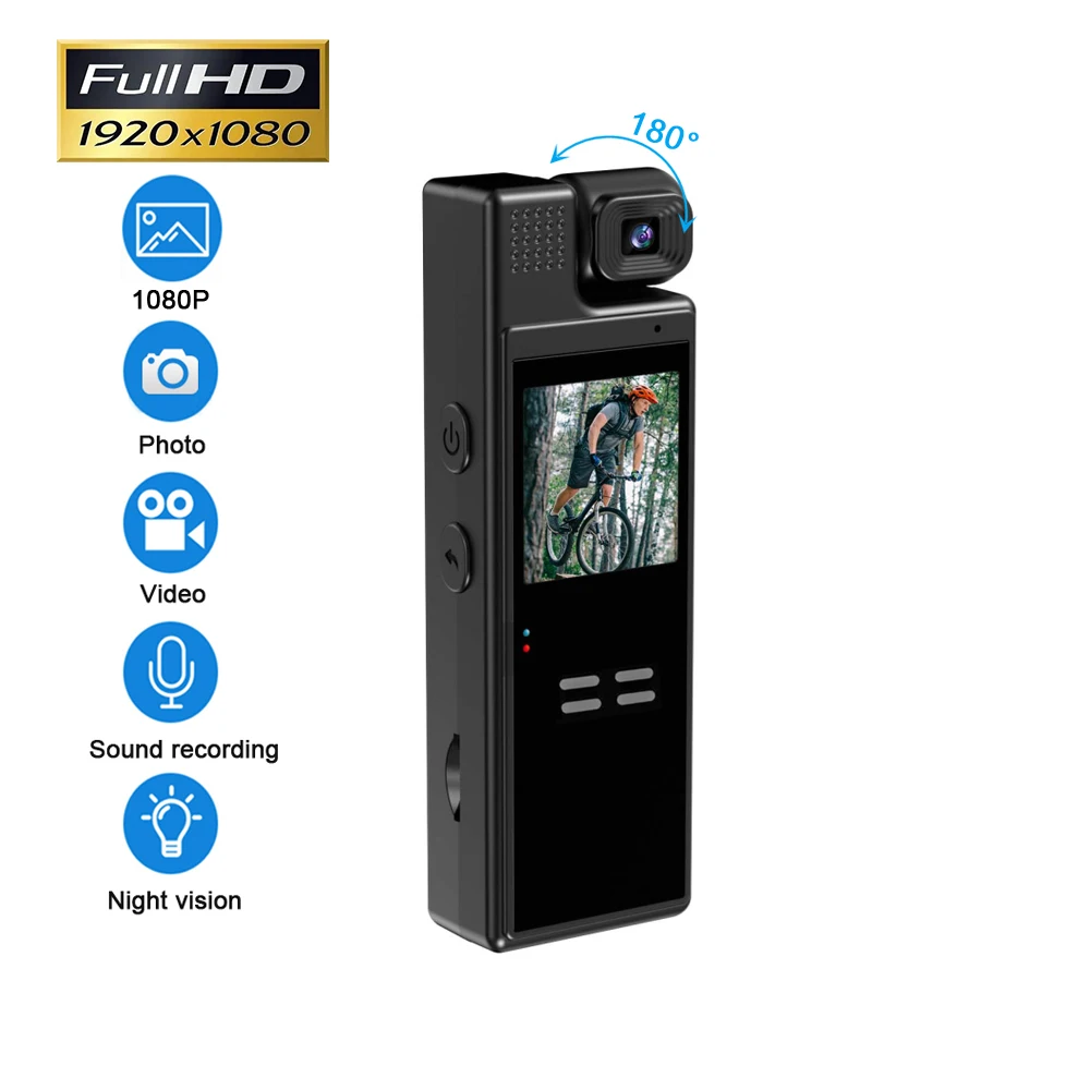 

1080P Full HD Mini Camera Portable Digital Video Recorder Body Camera Night Vision Recorder Miniature Camcorder Micro Cam