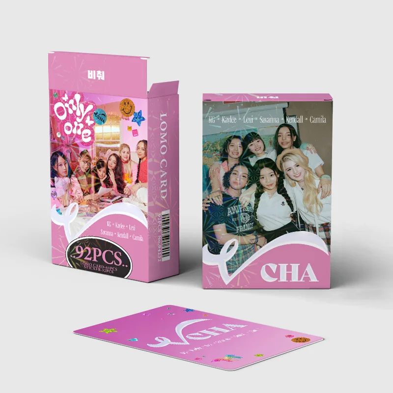 Imagem -05 - Kpop Idol Lomo Cartões Vcha Photocards Cartão Postal para Fãs Coleção 92 Pcs por Conjunto