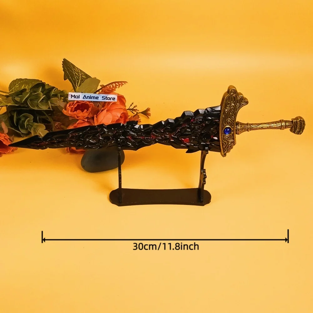 11.6 بوصة معدنية Elden كاتانا أنيمي النينجا سكين شفرة حديد السيف الحجم الحقيقي اليابانية كاتانا الأصلي الساموراي صابر لعبة غير حادة هدية #4