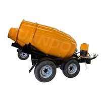 Self-loading Concrete Mixer Truck Mobile Cement Mixing Tank Reversing Drum For Distributing