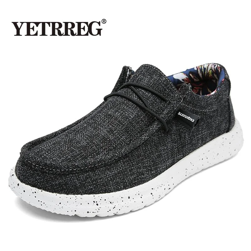 Men's Canvas Shoes Breathable Casual Shoes Luxury Brand Men Loafers Ultralight Boat Shoes Designer Vulcanize Shoes Sneakers