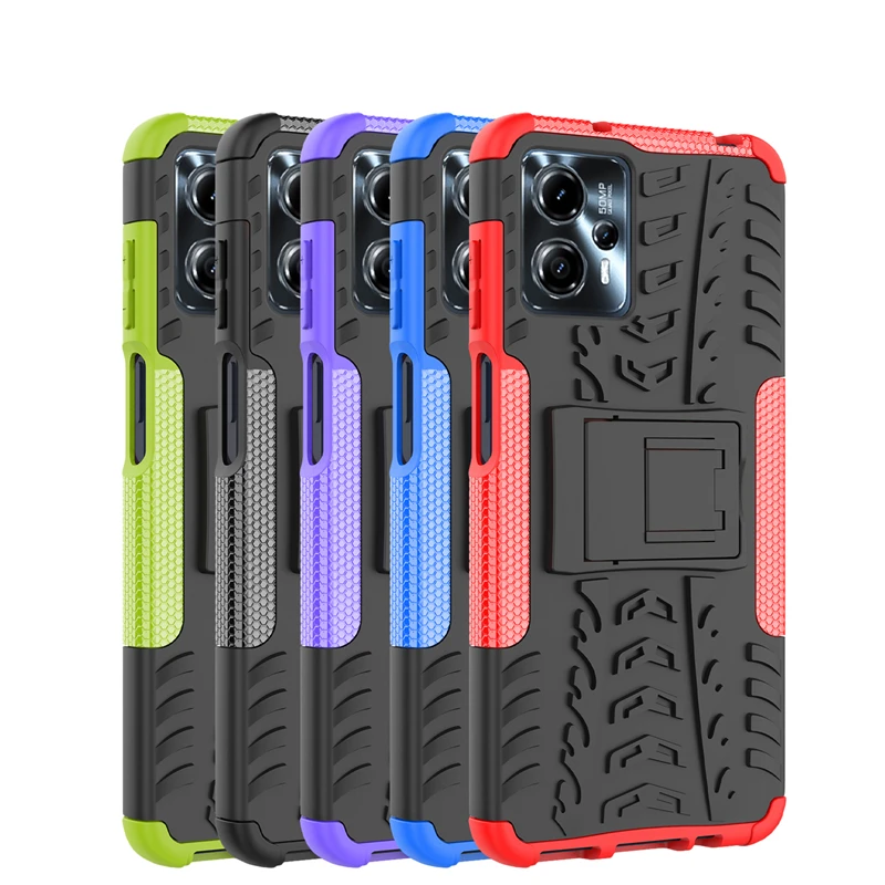 For Motorola Moto G13 Case For Motorola G13 Cover Armor Silicone Rubber Anti drop Phone Stand Protect For Moto G13 G53 G23 Case