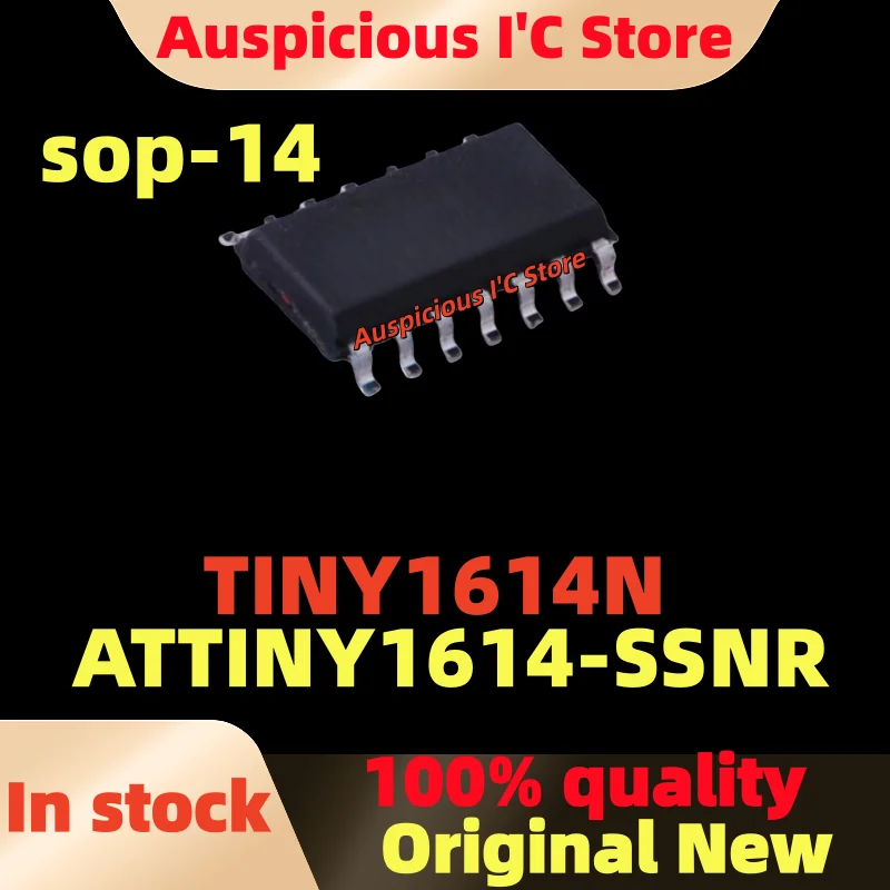

（10pcs）Brand new ATTINY1614-SSNR ATTINY1614-SSN ATTINY1614 TINY1614N TINY1614 sop-14