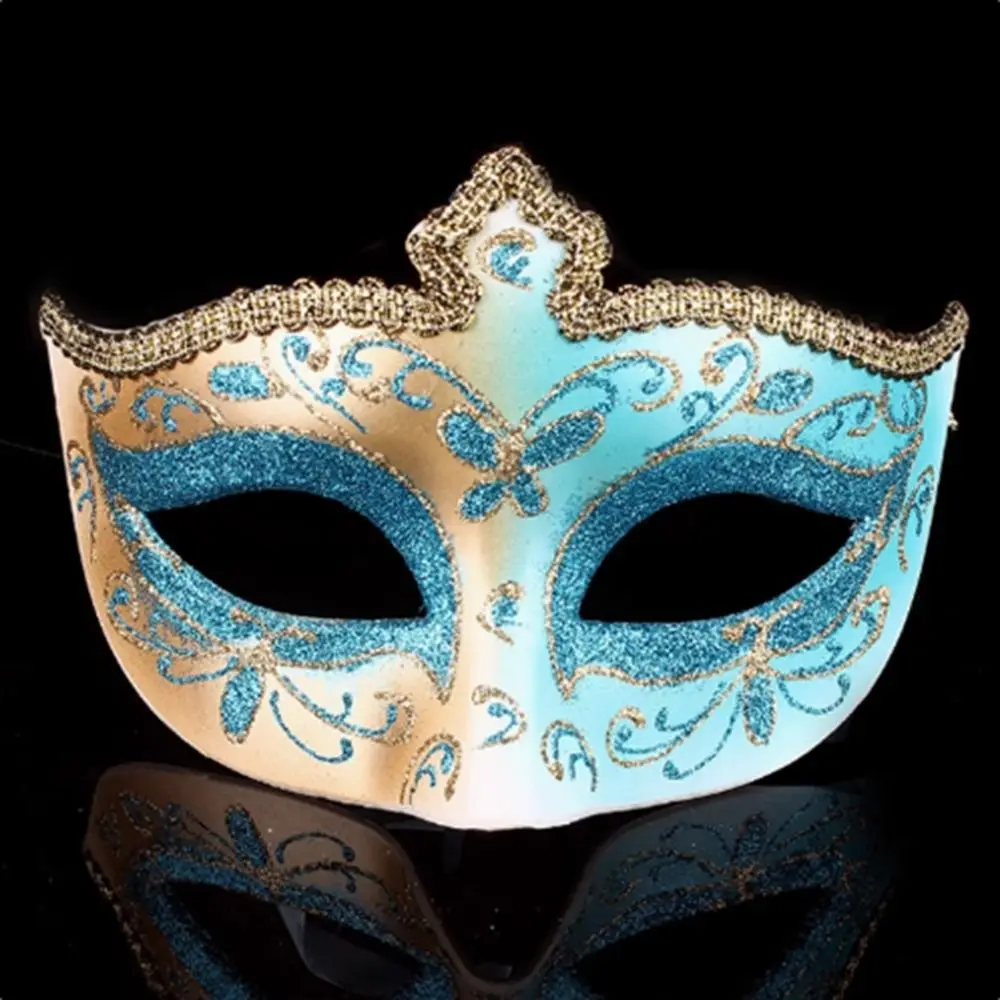 

Party Cosplay Props Halloween Masks Half Face Mask Plastic Glitter Mask Carnival Costume Props Masquerade Cosplay Mask