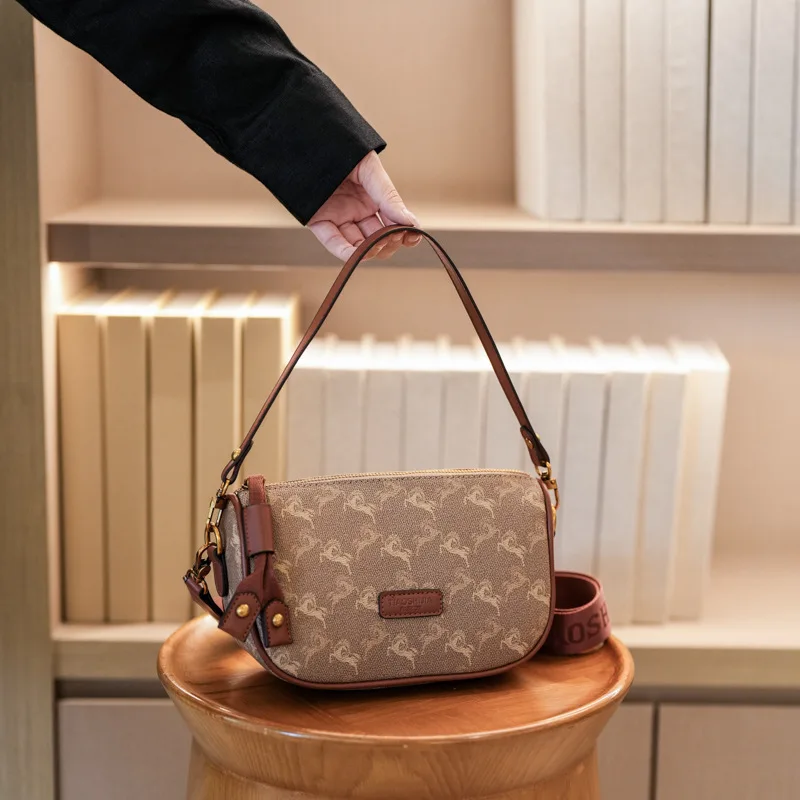 

2025 Niche Phone Underarm Bag, Women's Luxe Square Shoulder Purse, Day to Night Crossbody, Casual Sling Bag, Minimalist Leather