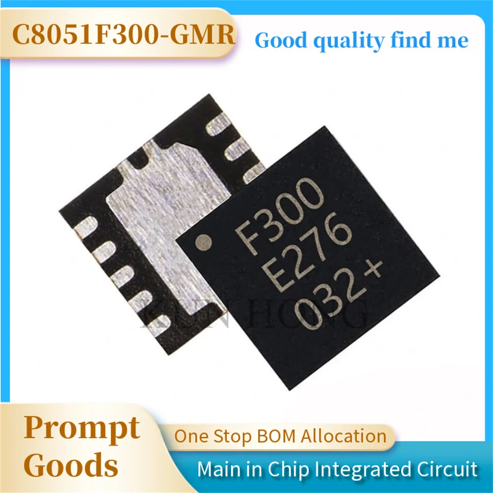 1PCS/lot New OriginaI C8051F300-GMR C8051F300 SMD QFN-11 brand-new 8-bit microcontroller chip