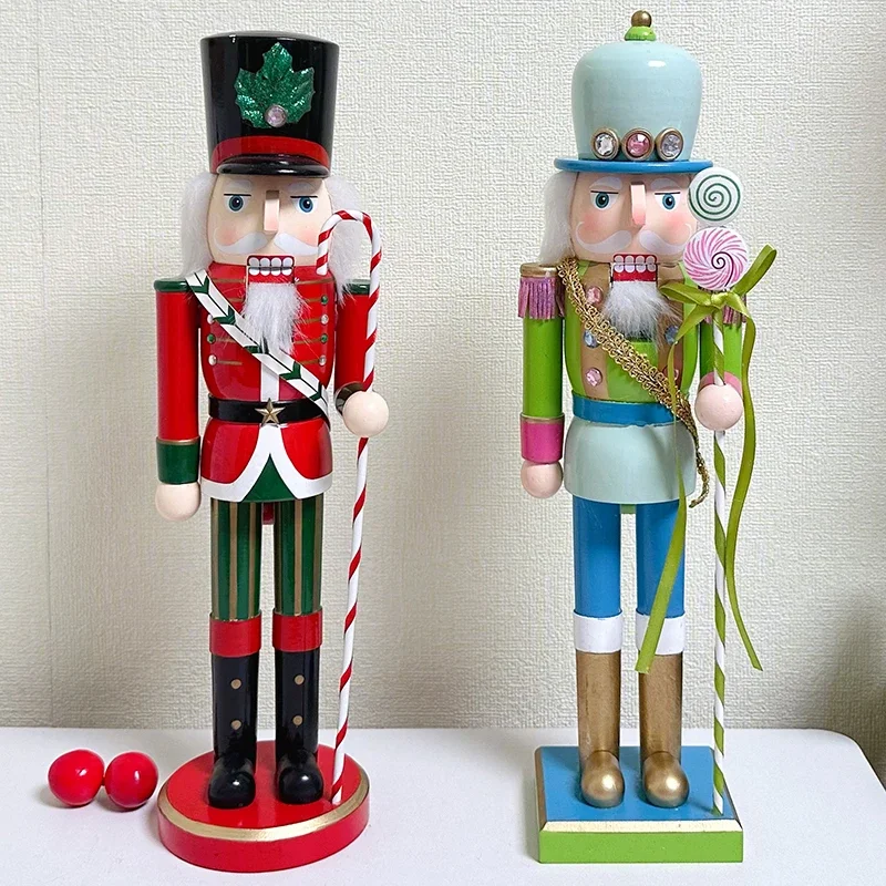 40CM Nutcracker Home Decoration Creative Gifts Living Room Dining Room King Soldier Cute Personality Ornament