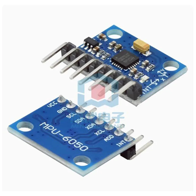 GY-521 MPU-6050 MODULE 3-Axis Accelerometer 6DOF MODULE Straight/Curved Stitches