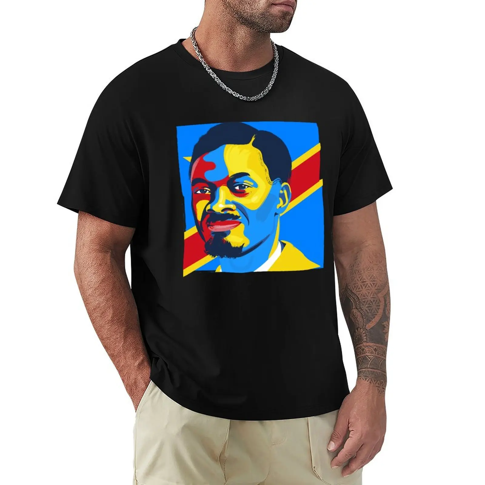 

Patrice Lumumba T-Shirt anime t shirts T-shirts oversize Short sleeve tee fashion shirts t shirts for men cotton