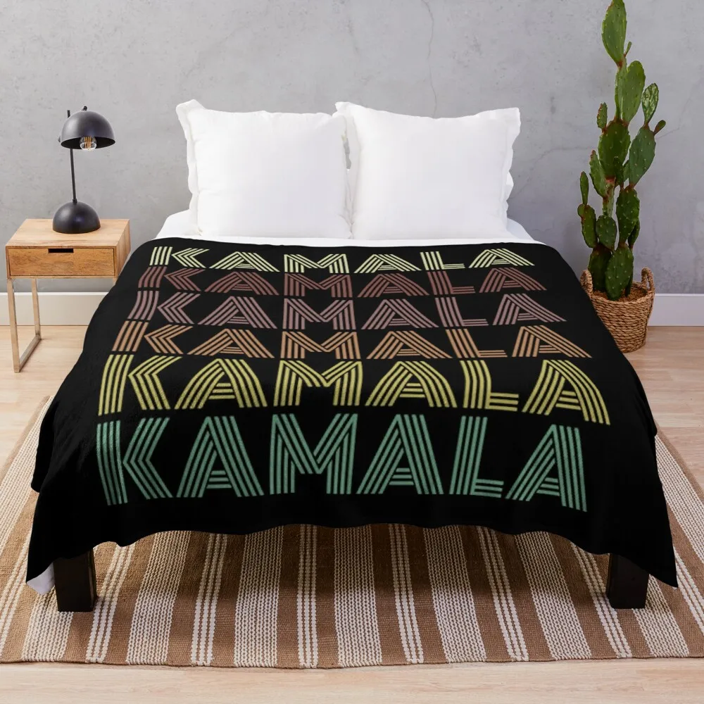 Kamala Harris 2024 Throw Blanket Tourist Cute Blankets