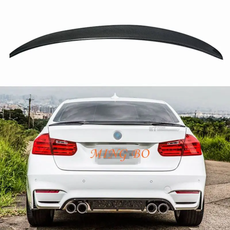 

FOR BMW 3 Series F30 F35&M3 F80 Sedan P Style Carbon fiber Rear Spoiler Trunk wing 2013-2020 FRP Forged carbon