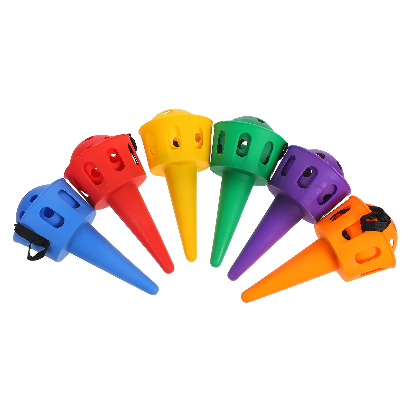 6 szt. Miękkich Piłeczek dla Dzieci Trening Sensoryczny Gra w Łapanie Zestaw Zabawek Plastikowe Zabawki do Gry w Ręce Piłeczki do Chwytania Aktywność na Zewnątrz