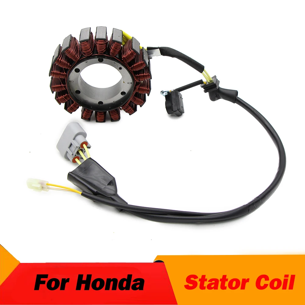 

Motorcycle Generator Magneto Stator Coil For Honda 31120-MGZ-J01 31120-MJW-J01 CB500 CB500F CBR400 CBR400R CBR500 CBR500R ABS