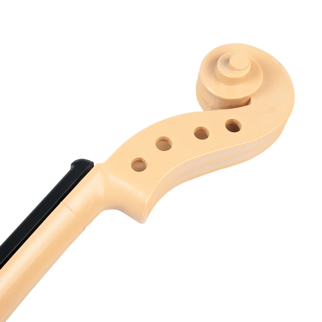 NAOMI 4/4 3/4 1/2 1/4 1/8 Violin Neck & Fingerboard Plastic Violin Neck DIY Violin Luthier Parts