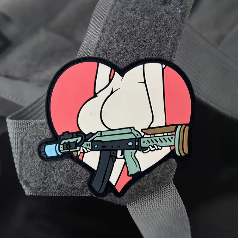 

Tactical Sexy Girl PVC Patch on Clothes Morale Badge Hook Loop Military Patches Backpack Decorative Sticker Armband