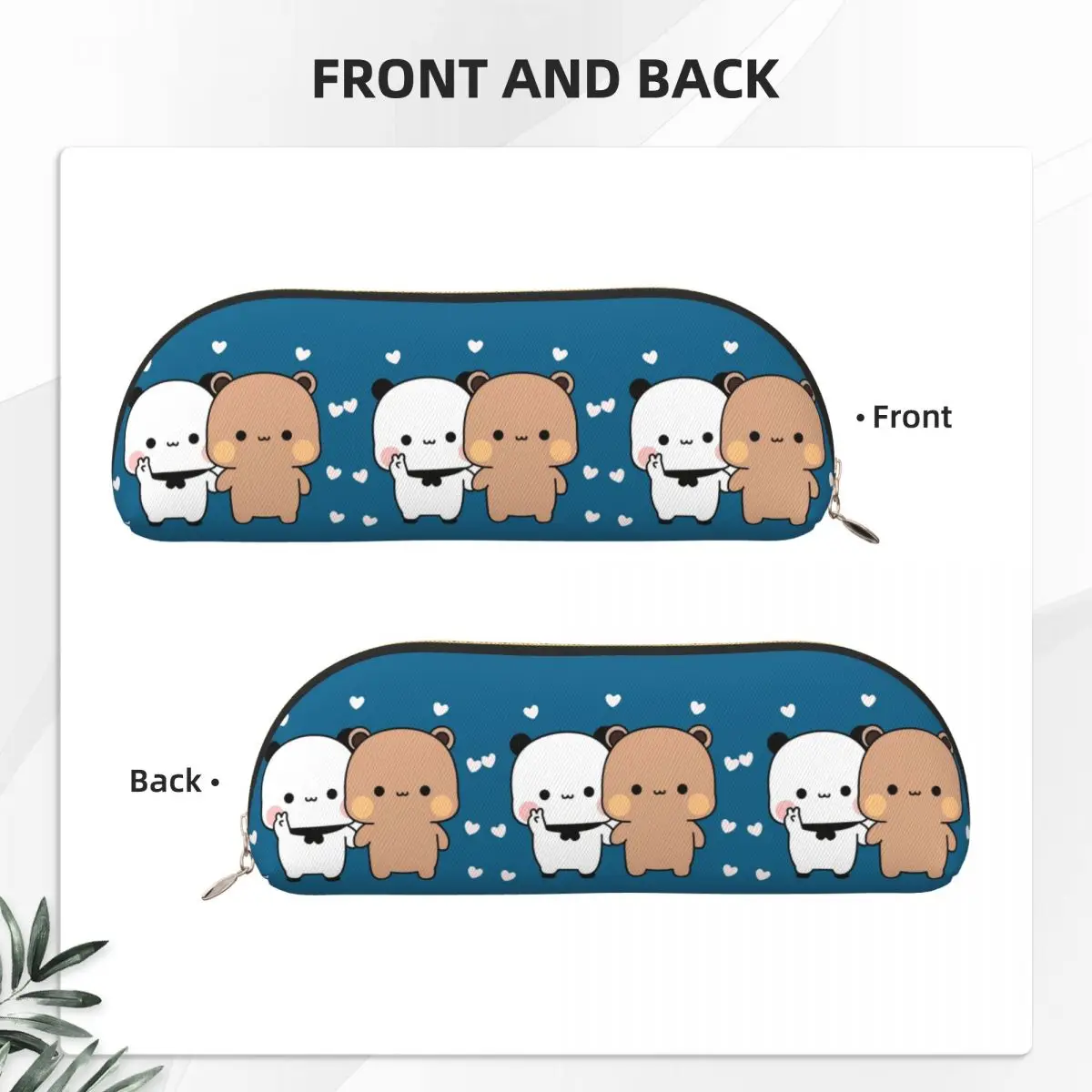 Pfirsich und Goma Bubu Dudu Ballon-Federmäppchen, Stifthalter, Aufbewahrung, Schreibwaren, große Kapazität, Stiftbox, Bleistiftbeutel für Studenten