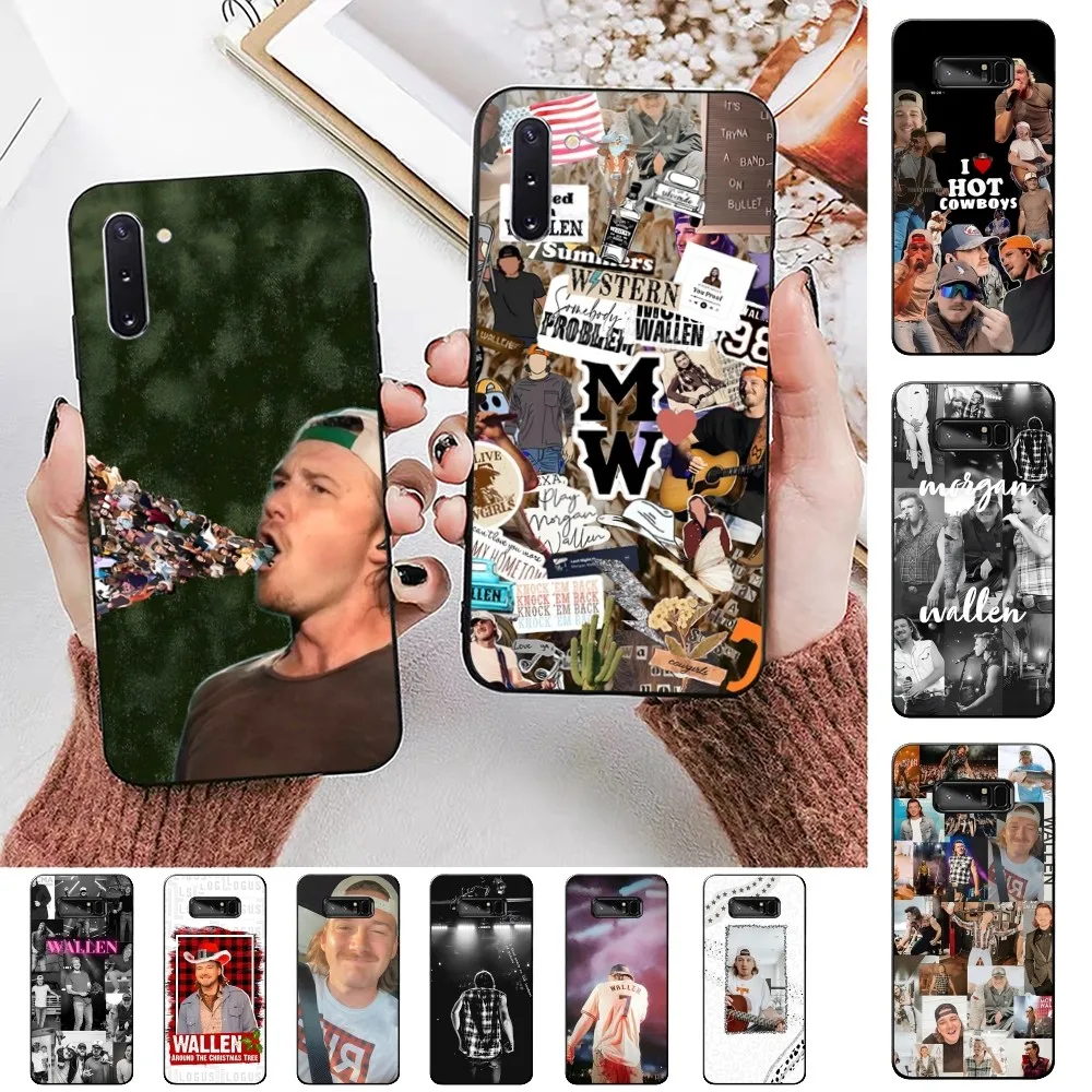 M-Morgan Wallen Phone Case For Samsung Note 8 9 10 20 pro plus lite M 10 11 20 30 21 31 51 A 21 22 42 02 03