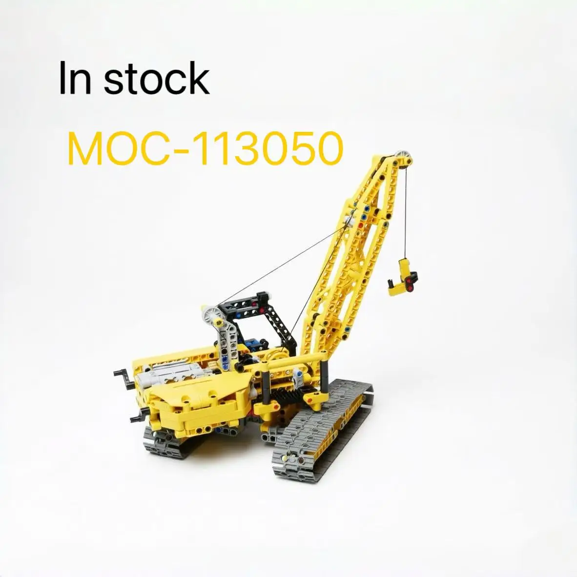 

MOC-113050 Tracked Crane Assembly Block Model Ornament Birthday DIY Toy Gift 587PCS