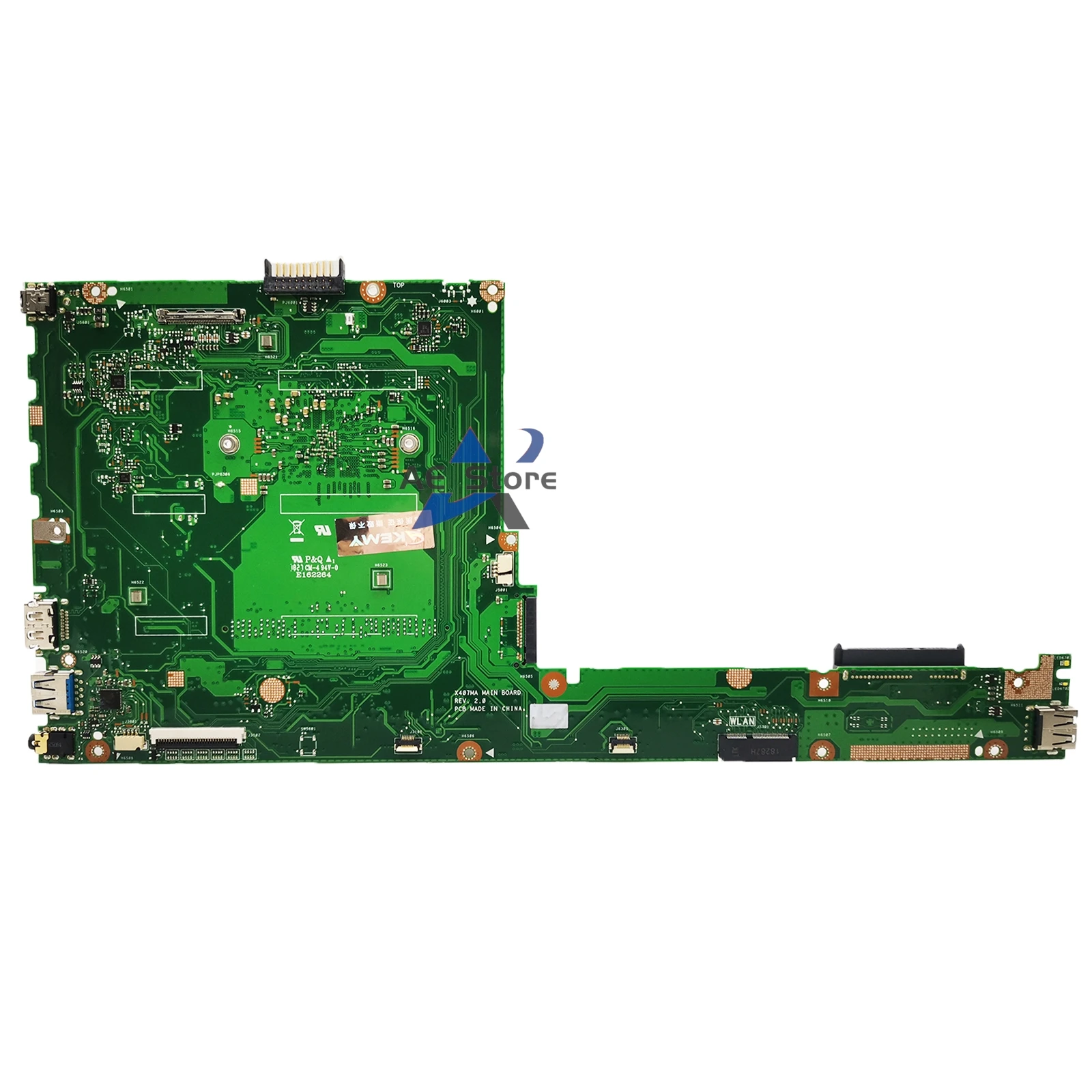 Imagem -02 - Placa-mãe do Portátil para Asus X407ma F407m F407m N4000 N4100 N5000 Ddr4