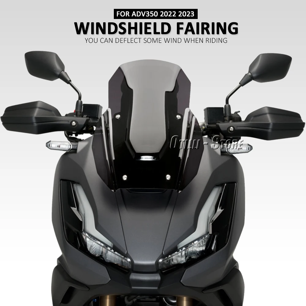 Motorcycle Accessories Wind Deflectors Winshield Windscreen Acrylic For HONDA ADV 350 ADV350 Adv350 adv 350 2022 2023