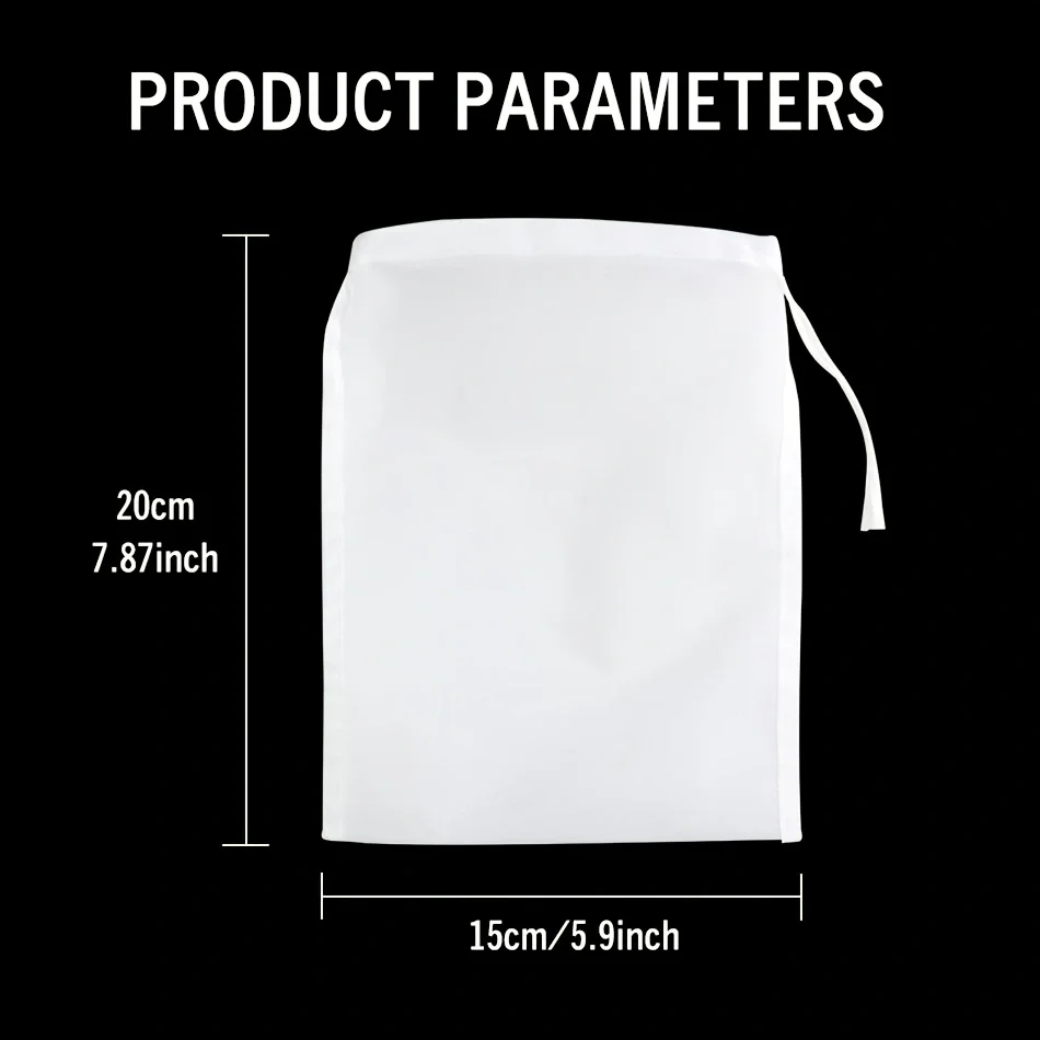 Aquarium Filter Media Bag, Reusable Fine Mesh Drawstring Filter Bags for Fish Tank, Pond, Aquarium, Keep Water Clean, Protect