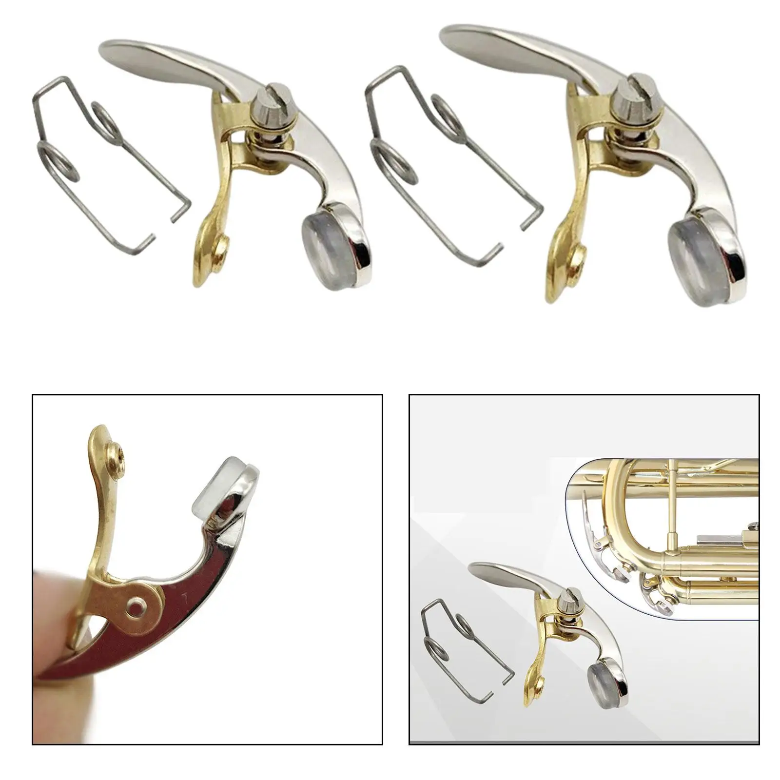 Metal Discharge Valves High Performance Wear Resistant Water Key for Trumpet Brass Instrument Replace Accs Repair Parts