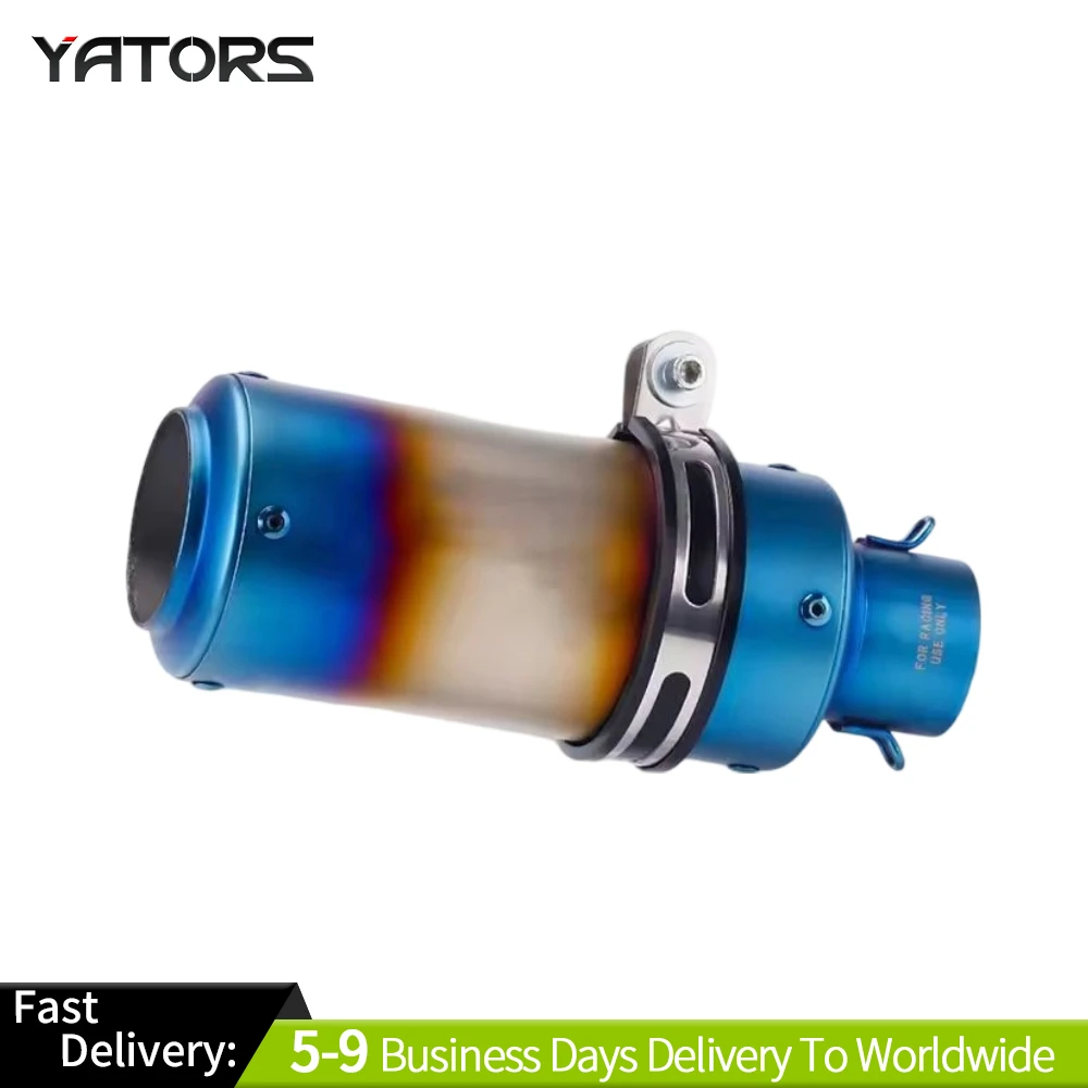 

51/60mm Universal SC Exhaust & Exhaust Systems Inox Muffler with DB Killer for Z900/R3/R25/MT07/MT09/R1/Z400/Z650