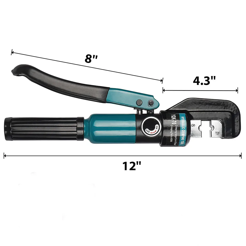 70mm² Hexagonal Crimping Mold Battery Cable Crimping Tool Electrical Terminal Cable Wire Tool in Box Packaging