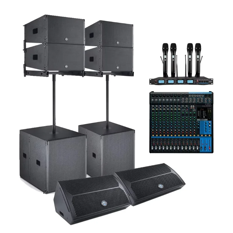 

New Design Professional Active Speakers for Outdoor Show Stage Wedding Line Array Speakers Passive Professional
