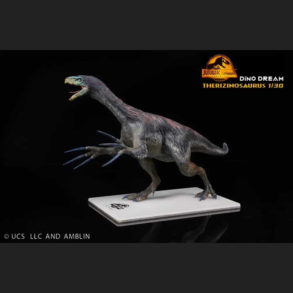 Jurassic Dinosau Therizinosaurus 1/30 Figure Model Toys Collection Scenery Ornaments Gift